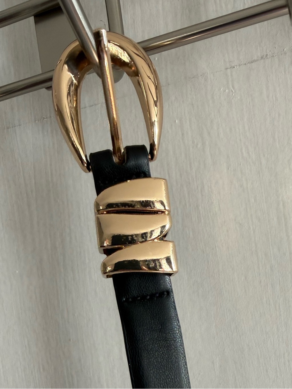 Black Belt 39” with Gold Clasp - Picture 2 of 6